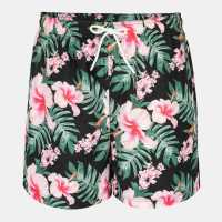 Hot Tuna Hot Swim Shorts Sn63 Blk/Pink Hib 
