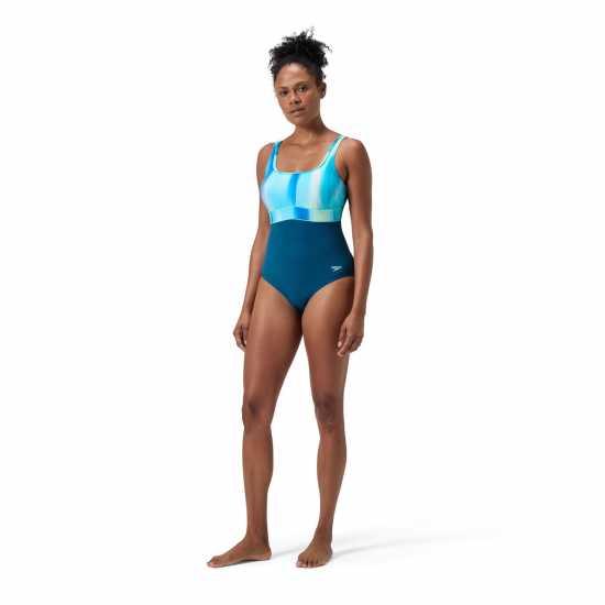 Speedo Womens Shaping Contoureclipse Printed 1 Pc  Дамски бански