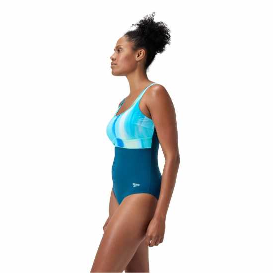 Speedo Womens Shaping Contoureclipse Printed 1 Pc  Дамски бански