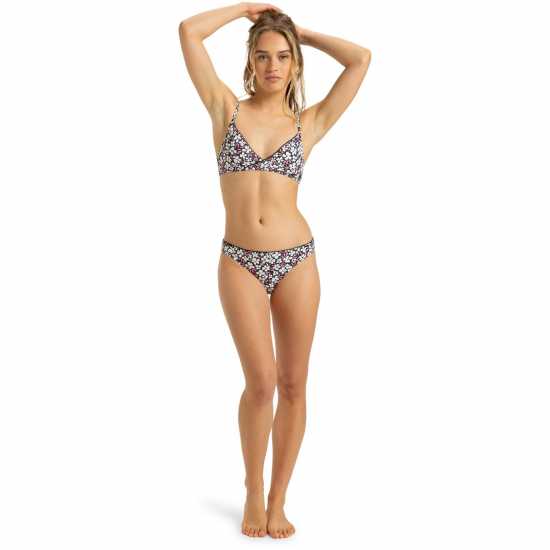 Roxy Sun Protection Tri-Fold Bikini Tops Антрацитово Prt 