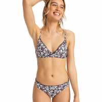 Roxy Bikini Bottoms Антрацитово Prt 