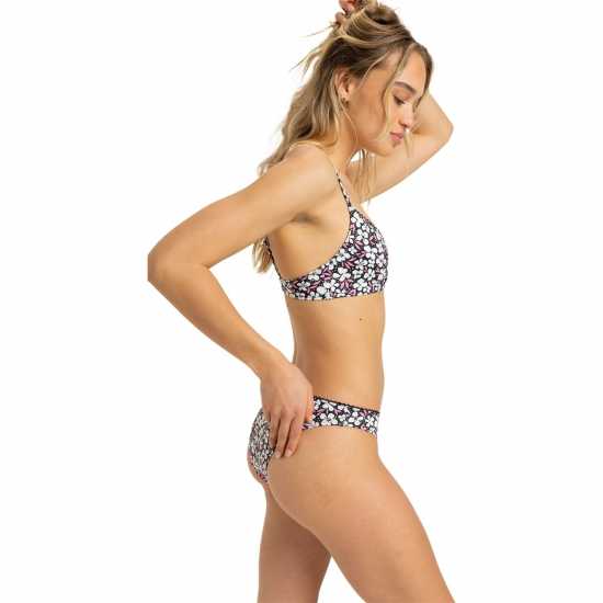 Roxy Bikini Bottoms Антрацитово Prt 