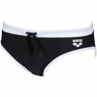 Arena Swim Brief Fundamentals Borders Black White Arena Swim Brief Fundamentals Borders Black White