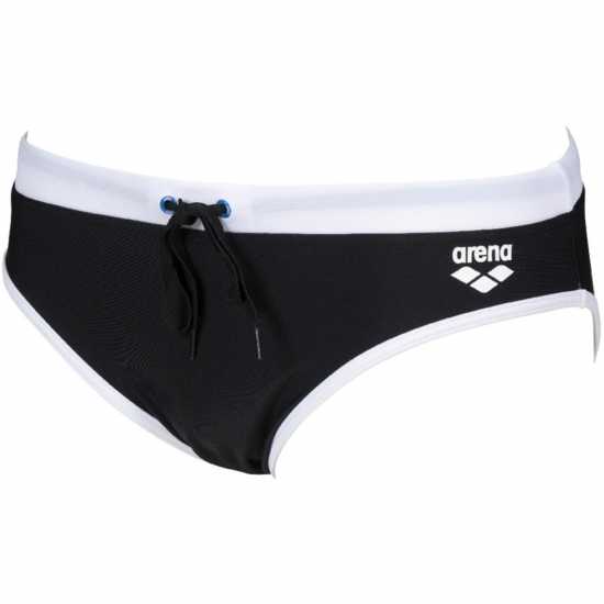 Arena Swim Brief Fundamentals Borders Black White Arena Swim Brief Fundamentals Borders Black White