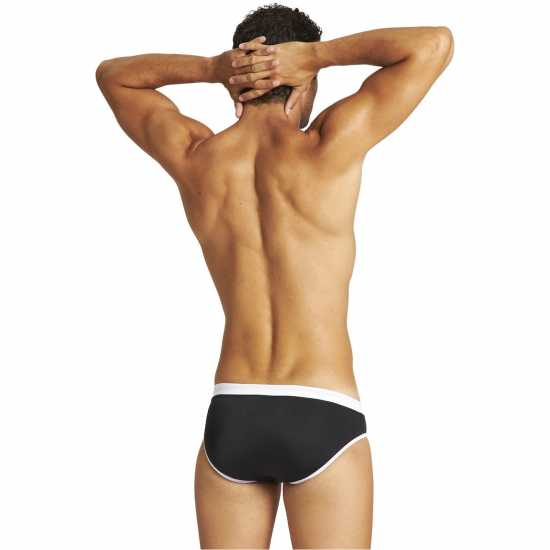 Arena Swim Brief Fundamentals Borders Black White Arena Swim Brief Fundamentals Borders Black White