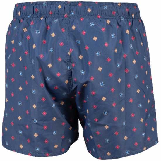 Arena Allover Beach Shorts Сиво синьо 