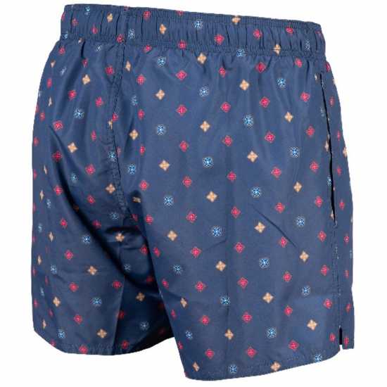 Arena Allover Beach Shorts Сиво синьо 