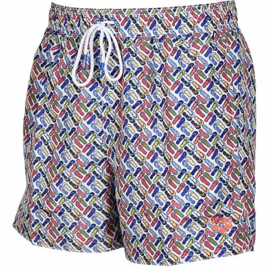 Arena Men Beach Shorts Allover Бяло Многоцветно Arena Men Beach Shorts Allover Бяло Многоцветно