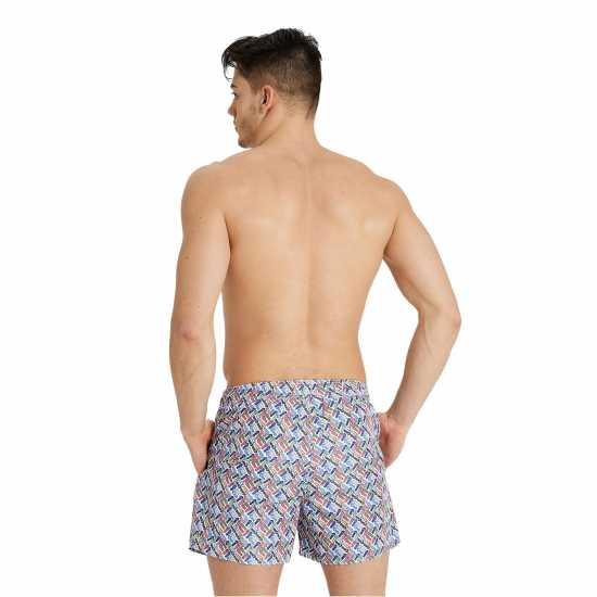Arena Men Beach Shorts Allover Бяло Многоцветно Arena Men Beach Shorts Allover Бяло Многоцветно
