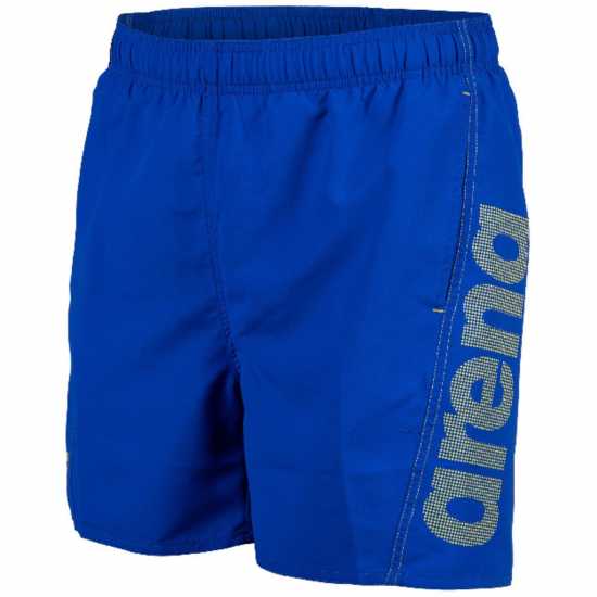 Arena Fundamentals Logo R Beach Boxer Neon Blue 