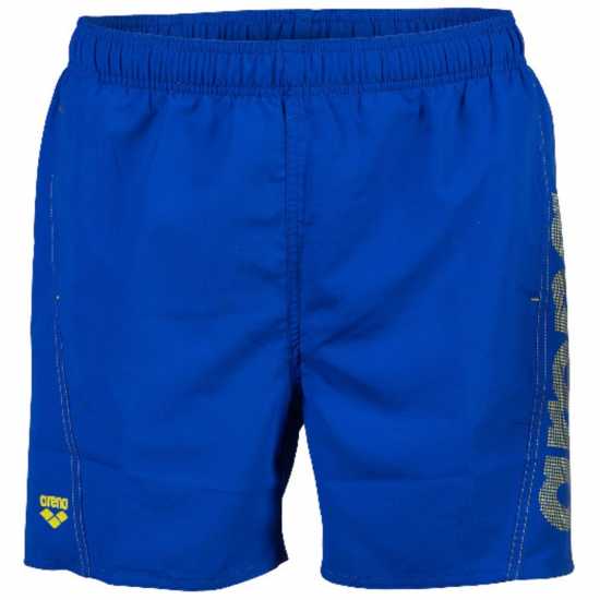 Arena Fundamentals Logo R Beach Boxer Neon Blue 