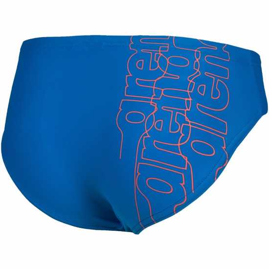 Arena Graphic Swim Briefs Blue China Arena Graphic Swim Briefs Blue China
