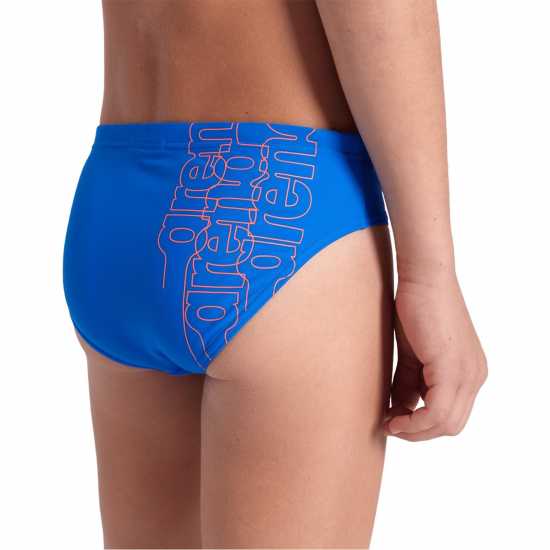 Arena Graphic Swim Briefs Blue China Arena Graphic Swim Briefs Blue China