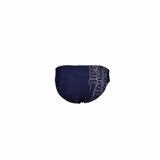 Arena Graphic Swim Briefs Navy White 
