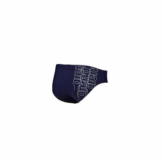 Arena Graphic Swim Briefs Navy White 