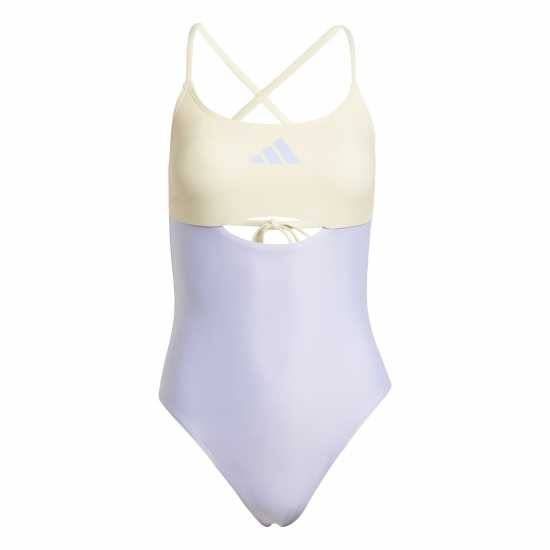 Дамски бански Adidas Padded Colorblock X-Back Swimsuit Womens Adidas Padded Colorblock X-Back Swimsuit Womens Дамски бански