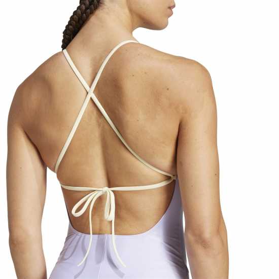 Дамски бански Adidas Padded Colorblock X-Back Swimsuit Womens Adidas Padded Colorblock X-Back Swimsuit Womens Дамски бански