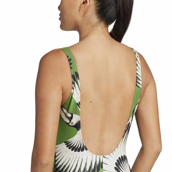 Adidas X Farm 3-Stripes Swimsuit Womens  Дамски бански