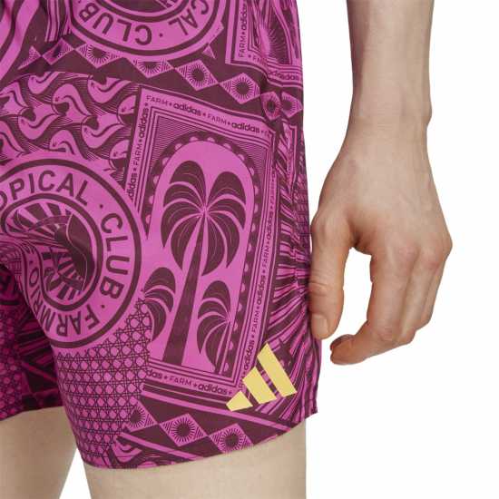 Adidas X Farm 3-Stripes Swim Shorts 5-Inch Mens  Мъжки плувни шорти и клинове