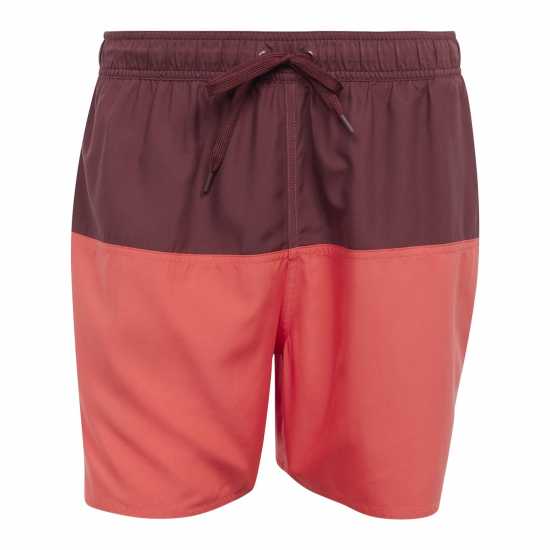 Adidas Colorblock Clx Swim Shorts Short Length Сянка/Червен Мъжки плувни шорти и клинове