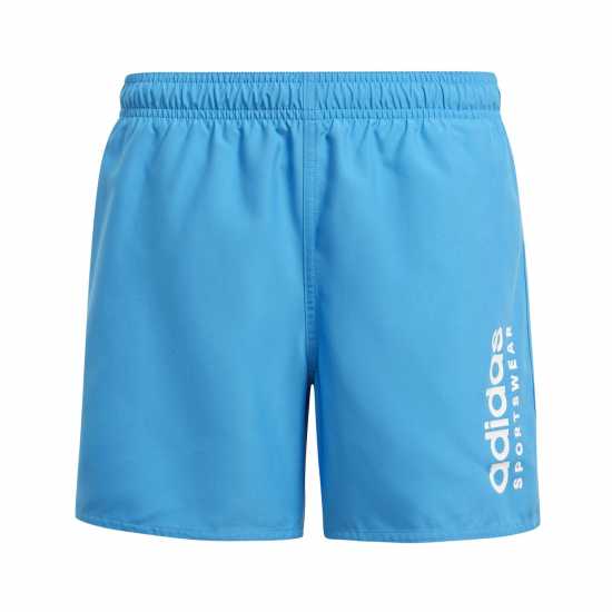 Детски бански и бикини Adidas Детски Шорти Sportswear Essentials Logo Clx Swim Shorts Juniors Синьо/Бяло Adidas Детски Шорти Sportswear Essentials Logo Clx Swim Shorts Juniors Синьо/Бяло Детски бански и бикини