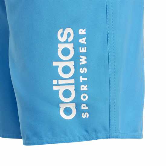 Детски бански и бикини Adidas Детски Шорти Sportswear Essentials Logo Clx Swim Shorts Juniors Синьо/Бяло Adidas Детски Шорти Sportswear Essentials Logo Clx Swim Shorts Juniors Синьо/Бяло Детски бански и бикини