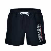 Hot Tuna Момчешки Къси Гащи Swim Shorts Junior Boys Blk Logo Детски бански и бикини
