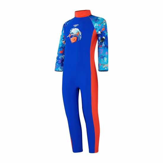 Speedo Long-Sleeve One Piece Swimsuit Speedo Long-Sleeve One Piece Swimsuit