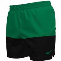 Nike Мъжки Плувни Шорти Split Swim Shorts Mens Ста Зелено Мъжки плувни шорти и клинове