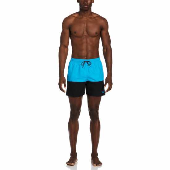 Nike Мъжки Плувни Шорти Split Swim Shorts Mens Blue Lightning Мъжки къси панталони