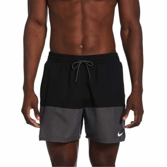 Nike Мъжки Плувни Шорти Split Swim Shorts Mens Черно Мъжки плувни шорти и клинове