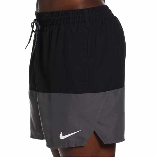 Nike Мъжки Плувни Шорти Split Swim Shorts Mens Черно Мъжки плувни шорти и клинове