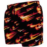 Nike Swim Breaker Mens 5 Brief-Lined Volley Short University Red 