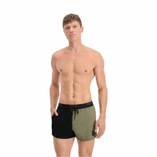 Puma Col Blck Shorts Sn24 Черно/Кахи Мъжки плувни шорти и клинове