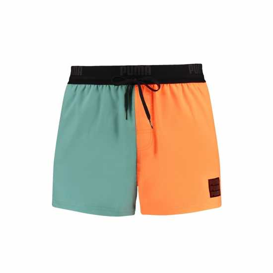 Puma Col Blck Shorts Sn24 Синьо/Оранжево Мъжки плувни шорти и клинове