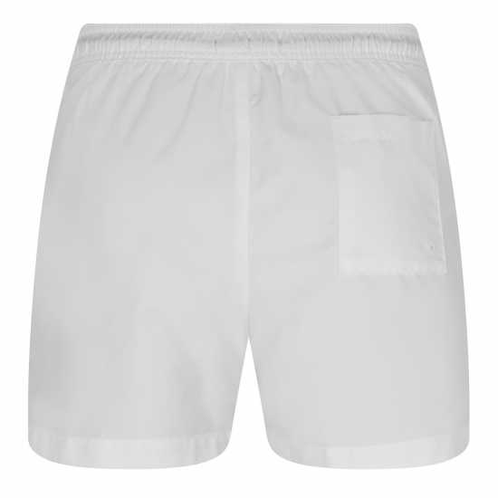 Мъжки плувни шорти и клинове Calvin Klein Large Logo Swim Shorts CL Бяло Calvin Klein Large Logo Swim Shorts CL Бяло Мъжки плувни шорти и клинове