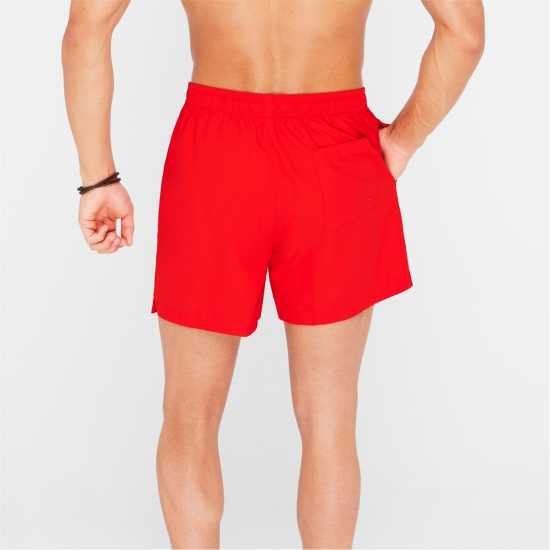 Мъжки плувни шорти и клинове Calvin Klein Large Logo Swim Shorts Червено Calvin Klein Large Logo Swim Shorts Червено Мъжки плувни шорти и клинове