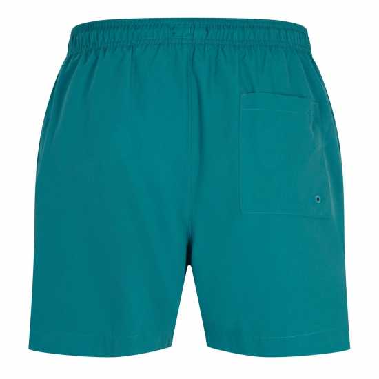 Мъжки плувни шорти и клинове Calvin Klein Large Logo Swim Shorts Green Calvin Klein Large Logo Swim Shorts Green Мъжки плувни шорти и клинове