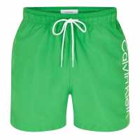 Calvin Klein Large Logo Swim Shorts Green Apple Мъжки къси панталони