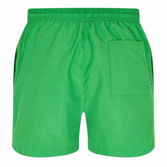 Мъжки плувни шорти и клинове Calvin Klein Large Logo Swim Shorts Зелено ябълка Calvin Klein Large Logo Swim Shorts Зелено ябълка Мъжки плувни шорти и клинове