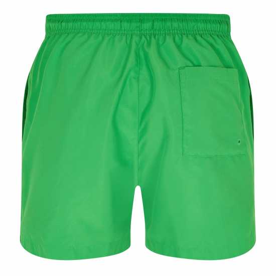 Мъжки плувни шорти и клинове Calvin Klein Large Logo Swim Shorts Зелено ябълка Calvin Klein Large Logo Swim Shorts Зелено ябълка Мъжки плувни шорти и клинове