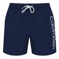 Calvin Klein Large Logo Swim Shorts Navy Мъжки къси панталони