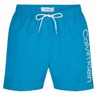 Calvin Klein Large Logo Swim Shorts Blue Мъжки къси панталони