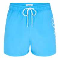 Calvin Klein Large Logo Swim Shorts Blue 2024 Мъжки къси панталони