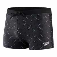 Speedo Мъжки Шорти Valmilton Aquashorts Mens Черно/Сиво Мъжки къси панталони