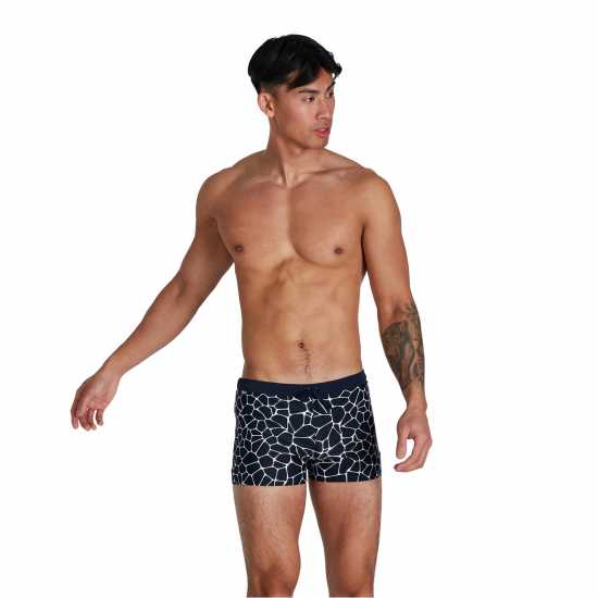 Speedo Мъжки Шорти Valmilton Aquashorts Mens Синьо/Бяло Мъжки къси панталони