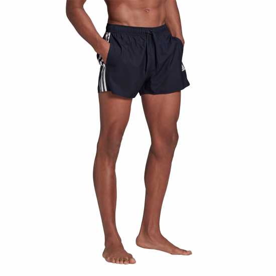 Adidas Мъжки Плувни Шорти 3 Stripe Swim Shorts Mens  Мъжки къси панталони