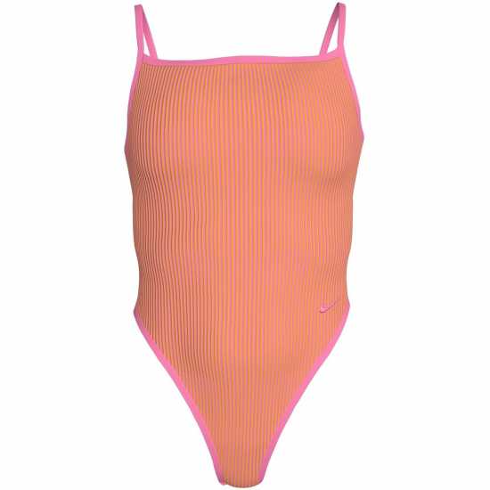 Nike Women's One Piece Swimsuit Pink Glow 