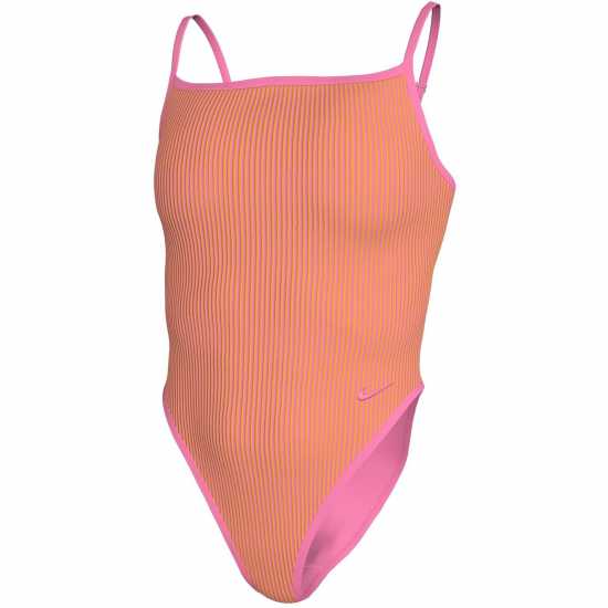 Nike Women's One Piece Swimsuit Pink Glow 