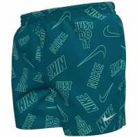 Nike Men's Swim Shorts Green Abyss 